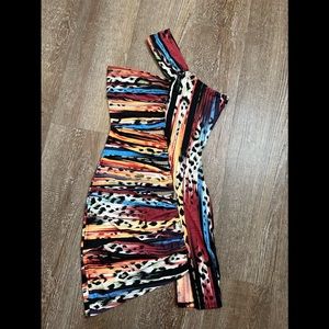 Multi colored mini dress